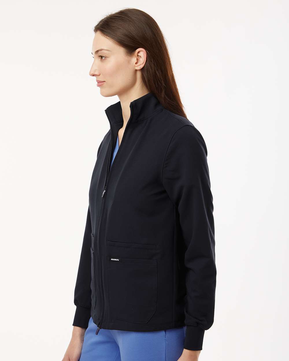 Women's Ceri Essential Full-Zip 6-Pocket Scrub Jacket | W60001