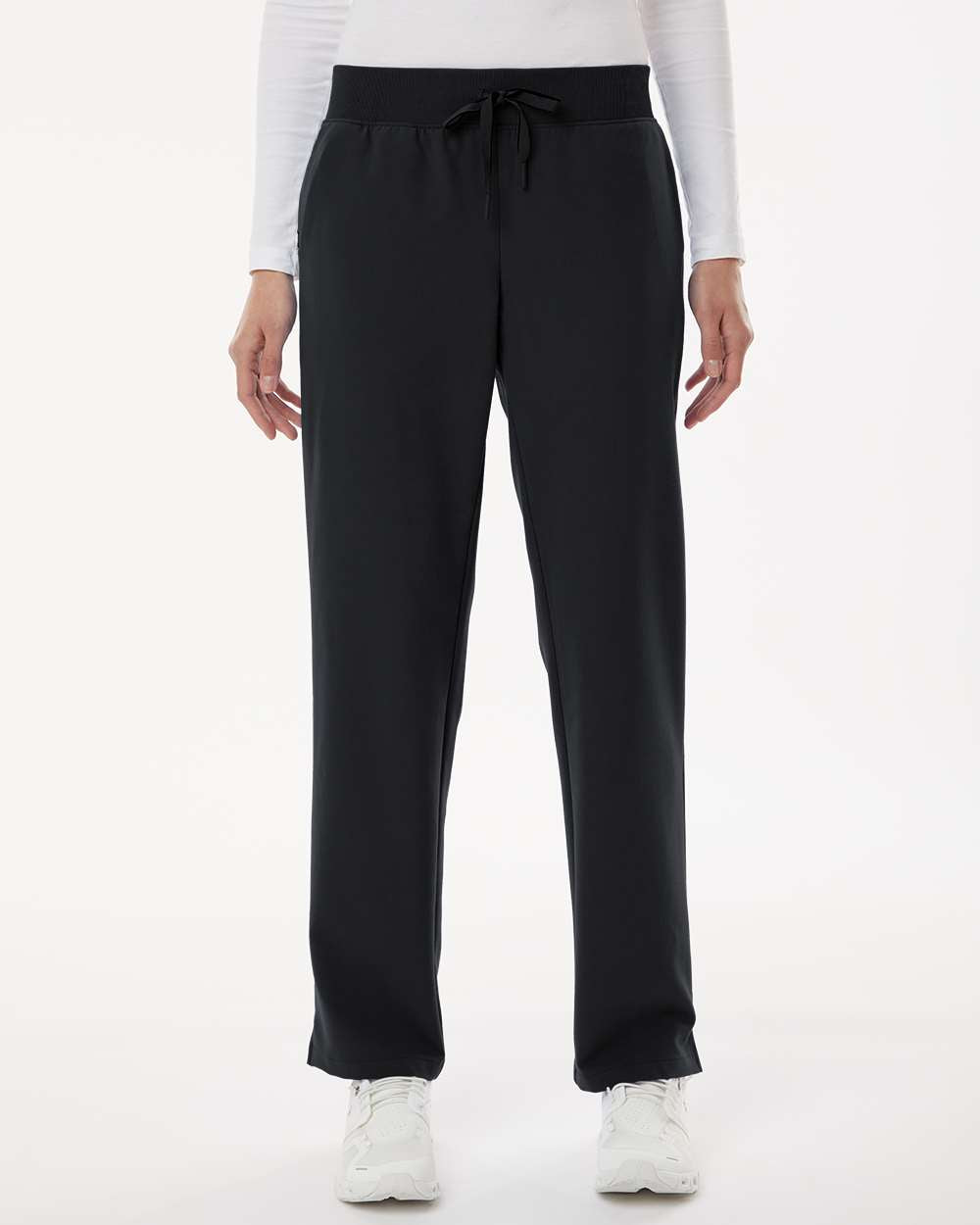 Women's Petite Sizes Xenos Essential Knit-Waist Scrub Pants | W20001P