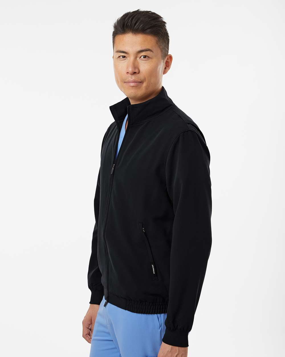 Men's Wolfe Everyday Full-Zip 6-Pocket Scrub Jacket | M60001