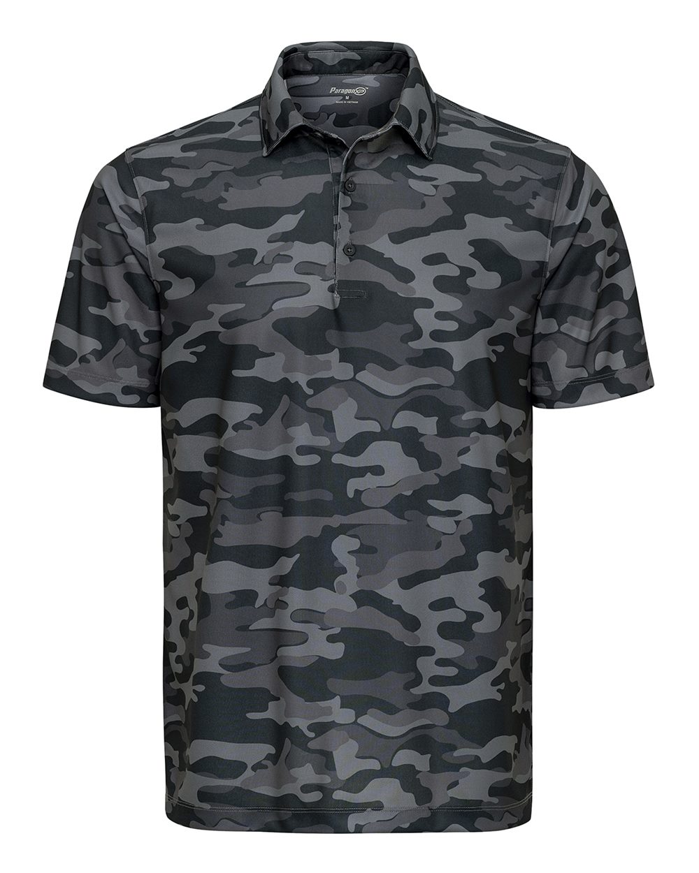 Paragon 170 Men's Newport Camo Polo - Dark Camo