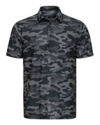 Paragon 170 Men's Newport Camo Polo - Dark Camo