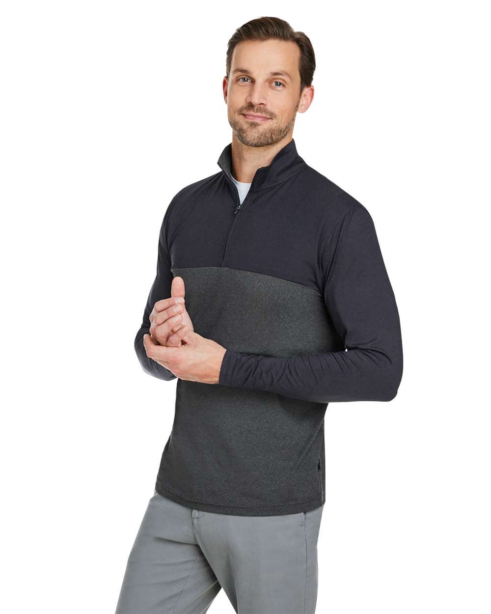 Men's Spyre Flex Colorblock Quarter-Zip Pullover | S18024