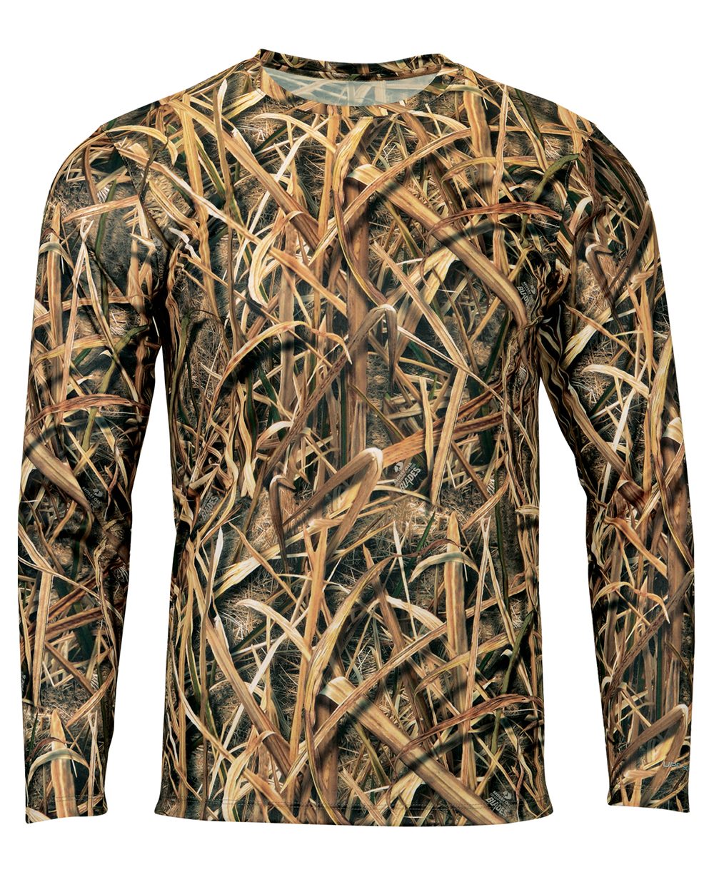 Men's Oxford Performance Camo Print Long Sleeve T-Shirt | 237