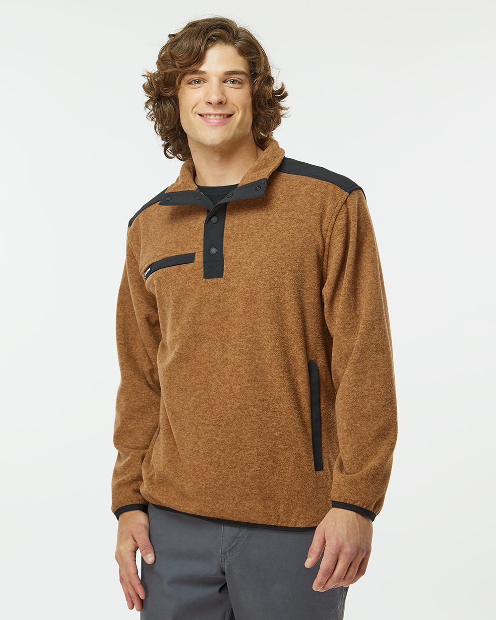 Men's Ranger Melange Fleece Pullover | 7353