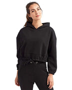 Women's Cropped Maria Hooded Sweatshirt | TD085