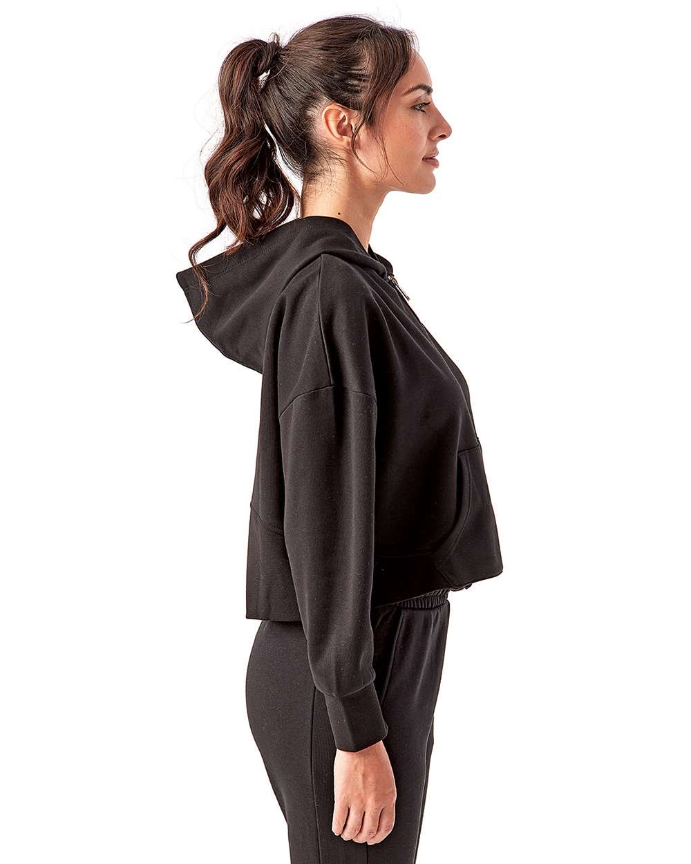 Women's Alice Half-Zip Hooded Sweatshirt | TD077