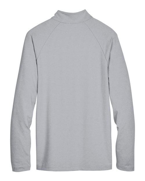Men's CrownLux Performance® Clubhouse Micro-Stripe Quarter-Zip Pullover | DG480