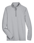 Men's CrownLux Performance® Clubhouse Micro-Stripe Quarter-Zip Pullover | DG480