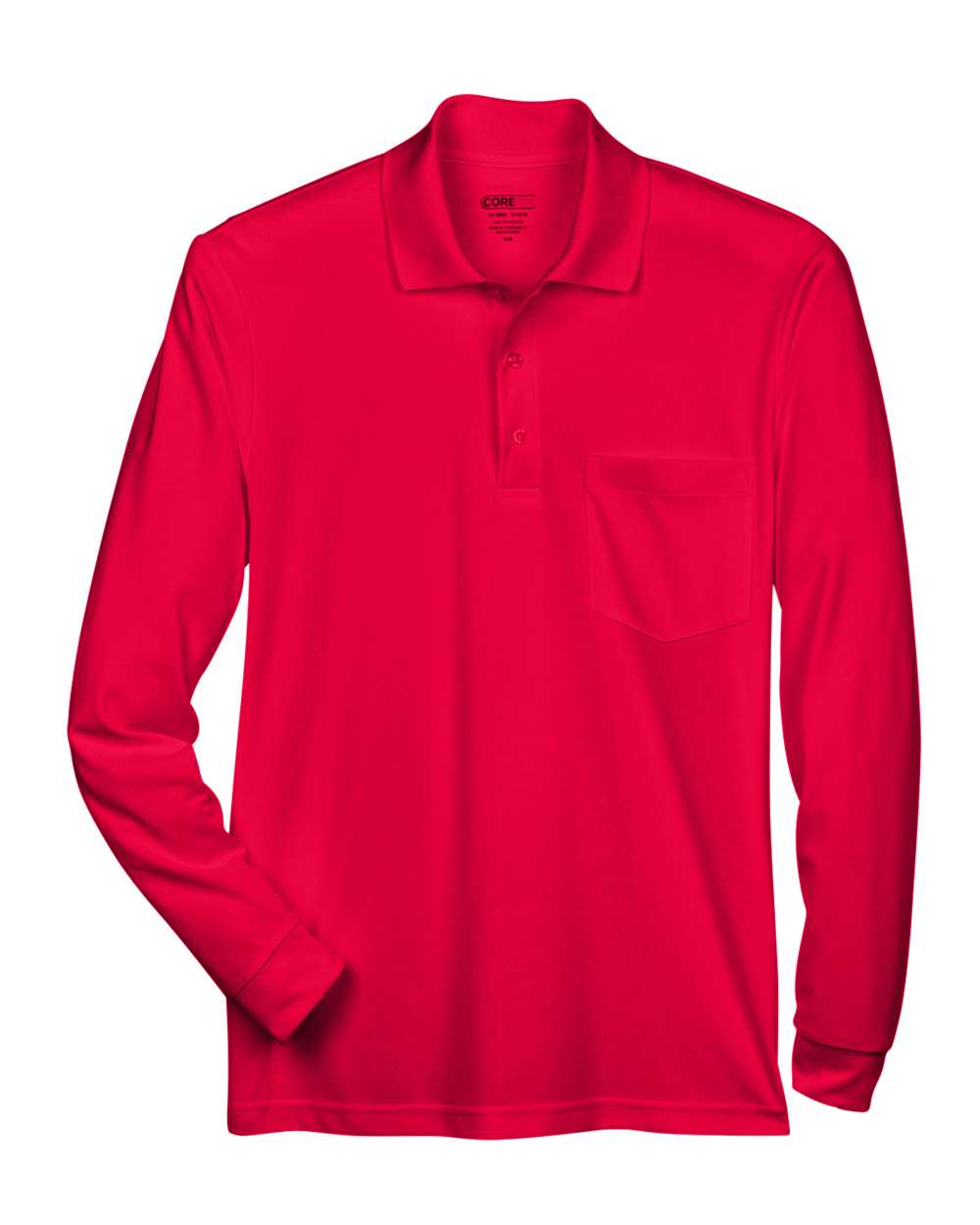 Men's Pinnacle Performance Long Sleeve Piqué Polo with Pocket | 88192P