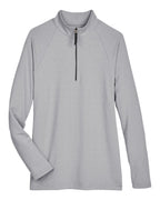 Women's CrownLux Performance® Clubhouse Micro-Stripe Quarter-Zip Pullover | DG480W