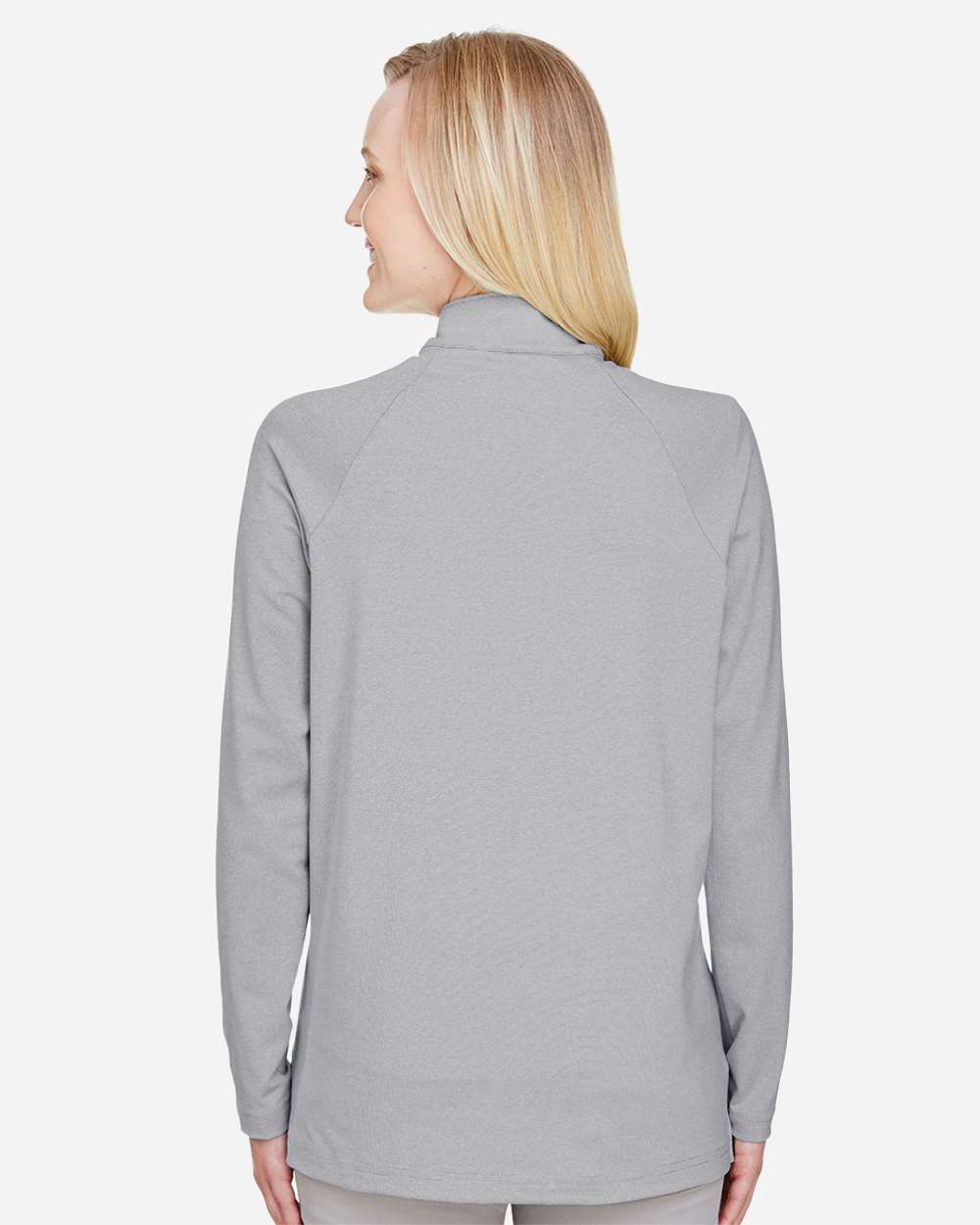 Women's CrownLux Performance® Clubhouse Micro-Stripe Quarter-Zip Pullover | DG480W