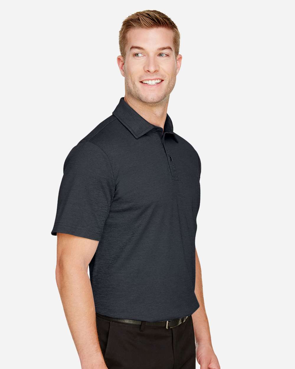 Men's CrownLux Performance® Address Mélange Polo | DG22