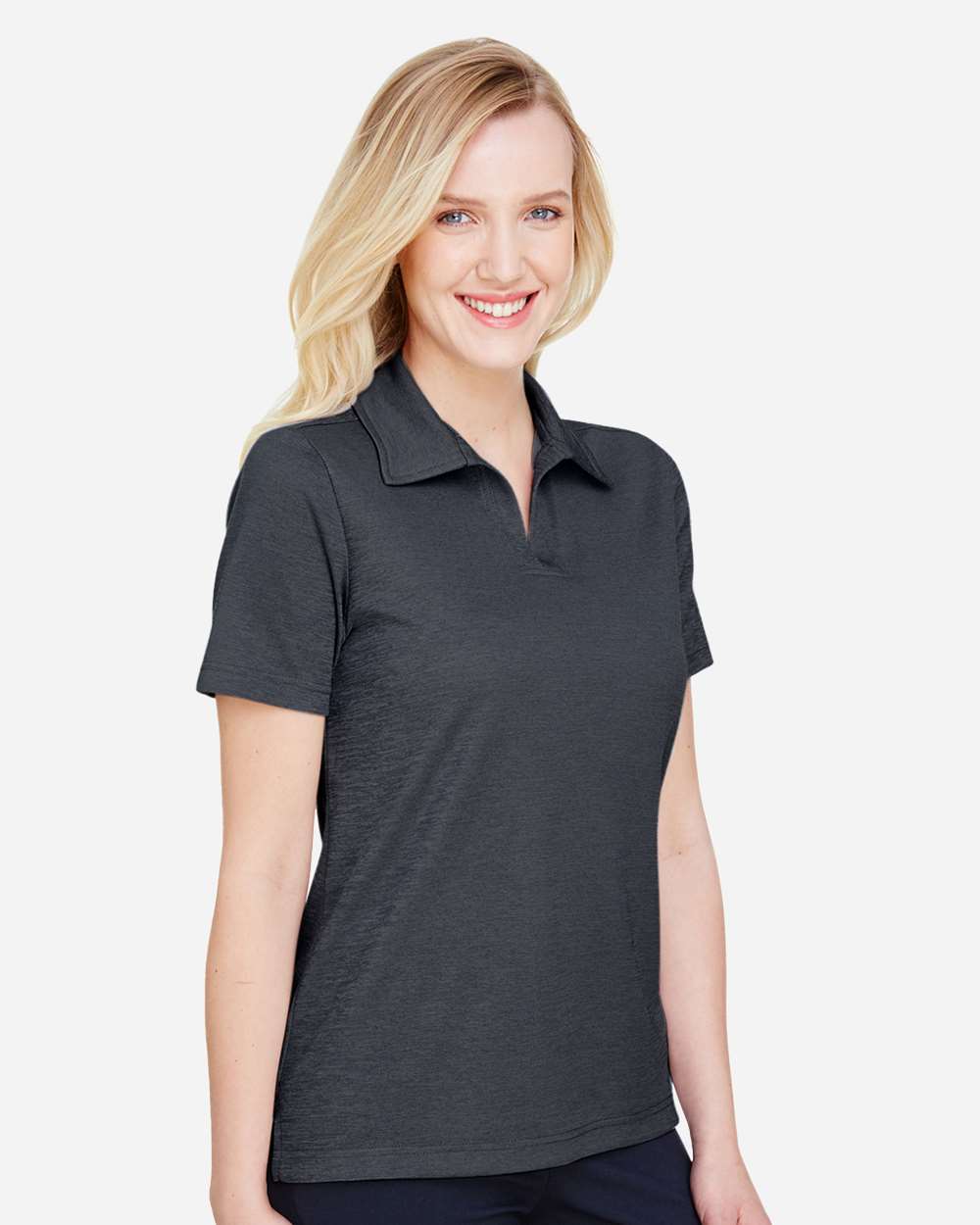 Women's CrownLux Performance® Address Melange Polo | DG22W