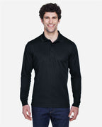 Men's Pinnacle Performance Long Sleeve Piqué Polo | 88192
