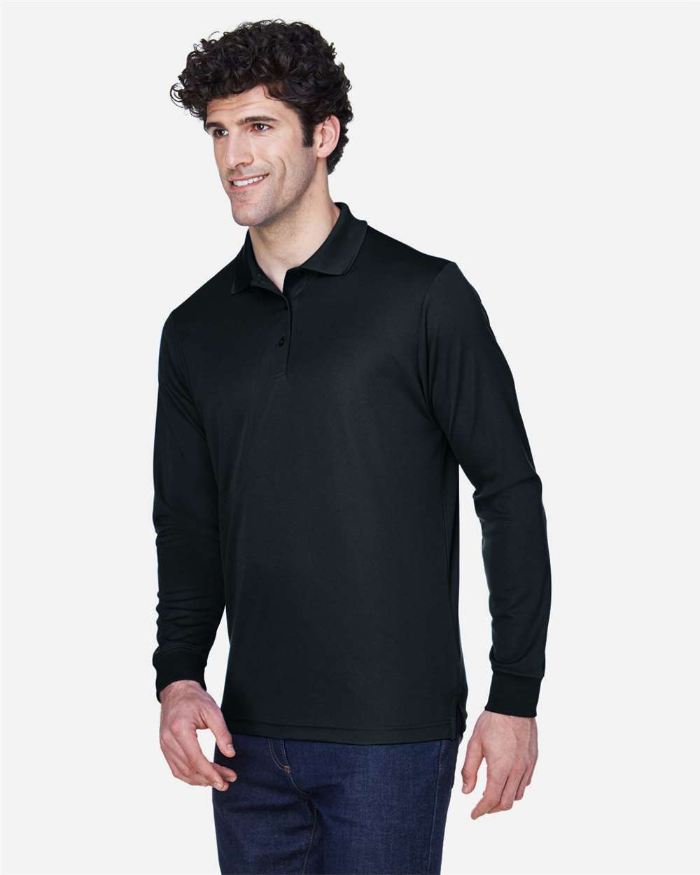 Men's Pinnacle Performance Long Sleeve Piqué Polo | 88192
