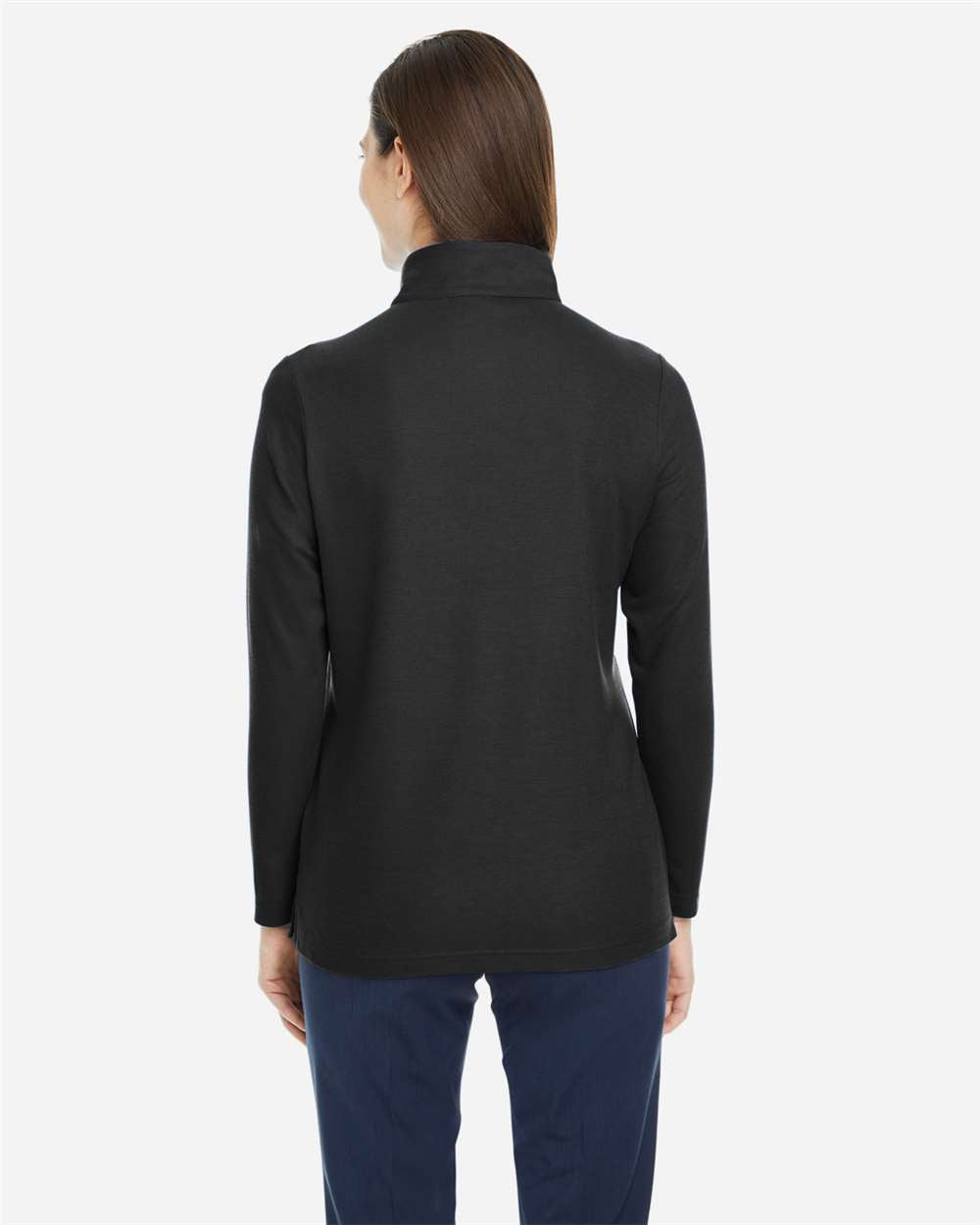 Women's Fusion ChromaSoft™ Pique Quarter-Zip Pullover | CE405W