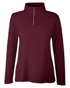 Women's Fusion ChromaSoft™ Pique Quarter-Zip Pullover | CE405W