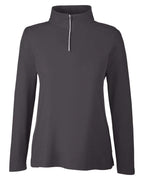 Women's Fusion ChromaSoft™ Pique Quarter-Zip Pullover | CE405W