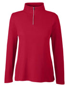 Women's Fusion ChromaSoft™ Pique Quarter-Zip Pullover | CE405W