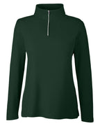 Women's Fusion ChromaSoft™ Pique Quarter-Zip Pullover | CE405W