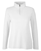 Women's Fusion ChromaSoft™ Pique Quarter-Zip Pullover | CE405W