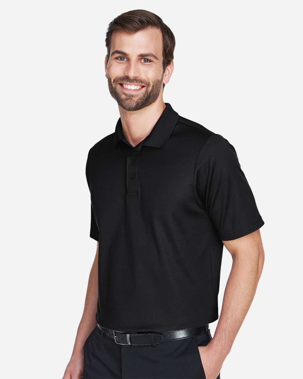 Men's CrownLux Performance® Plaited Polo | DG20