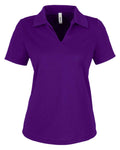 CORE365 CE104W Women's Market Snag Protect Mesh Polo - Campus Purple