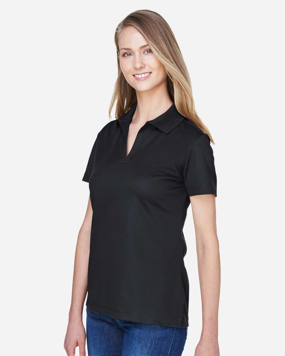 Women's CrownLux Performance® Plaited Polo | DG20W