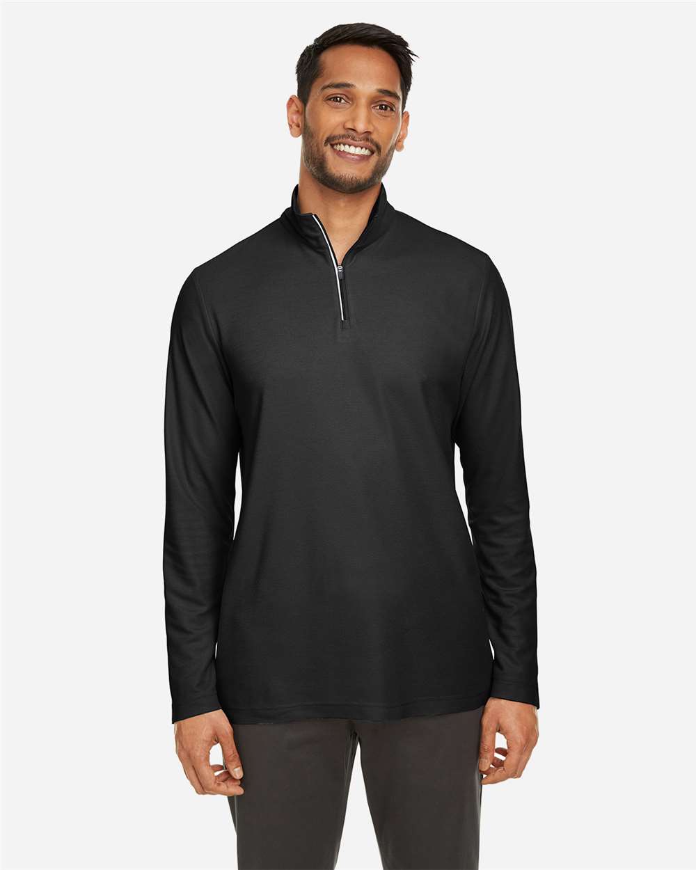 Men's Fusion ChromaSoft™ Pique Quarter-Zip Pullover | CE405