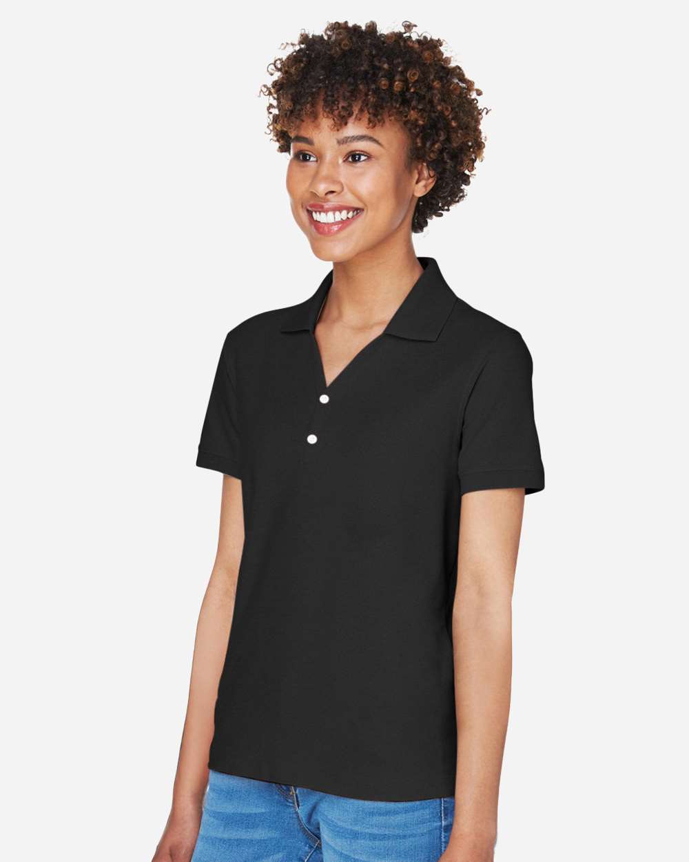 Women's Pima Piqué Polo | D100W