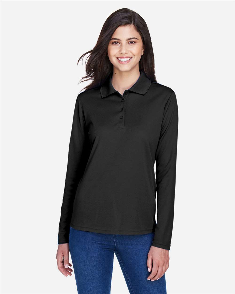 Women's Pinnacle Performance Long Sleeve Piqué Polo | 78192