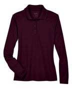 Women's Pinnacle Performance Long Sleeve Piqué Polo | 78192