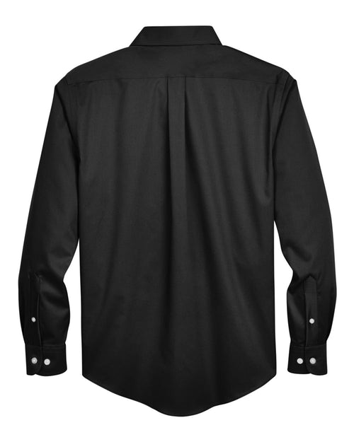 Men's Crown Collection® Solid Stretch Twill Woven Dress Shirt | DG530