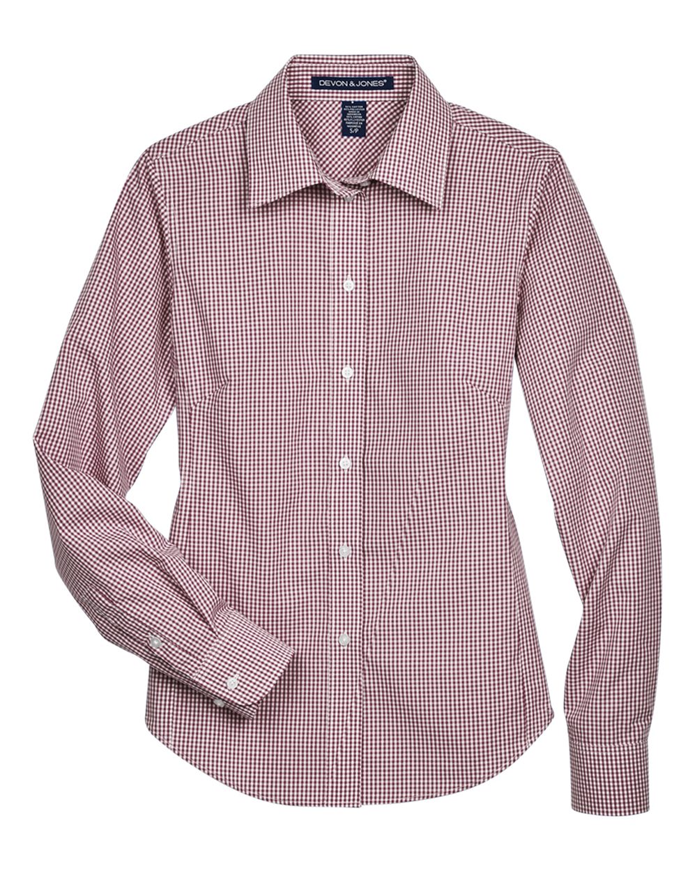 Women's Crown Collection® Gingham Check Woven Dress Shirt | D640W