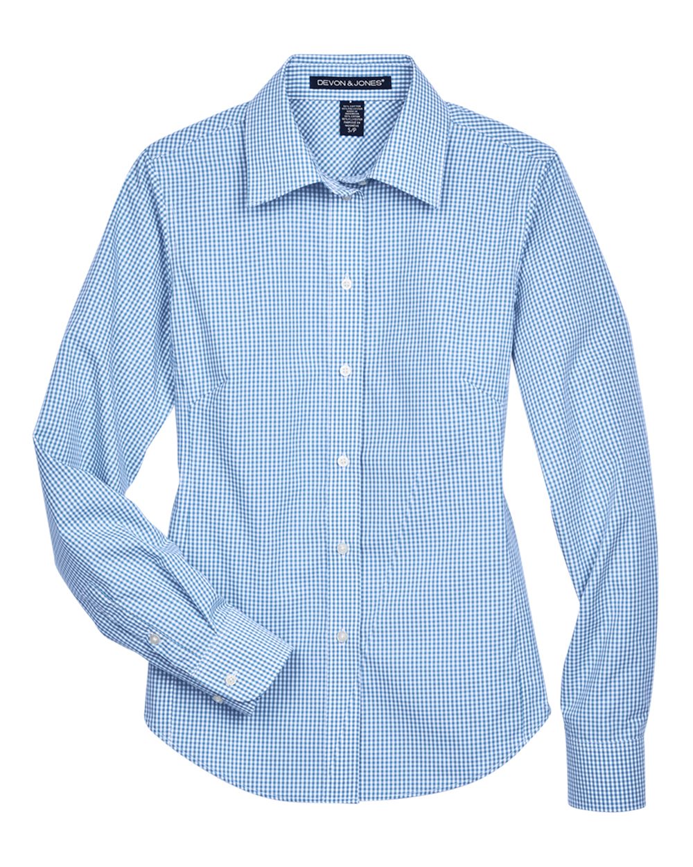 Women's Crown Collection® Gingham Check Woven Dress Shirt | D640W