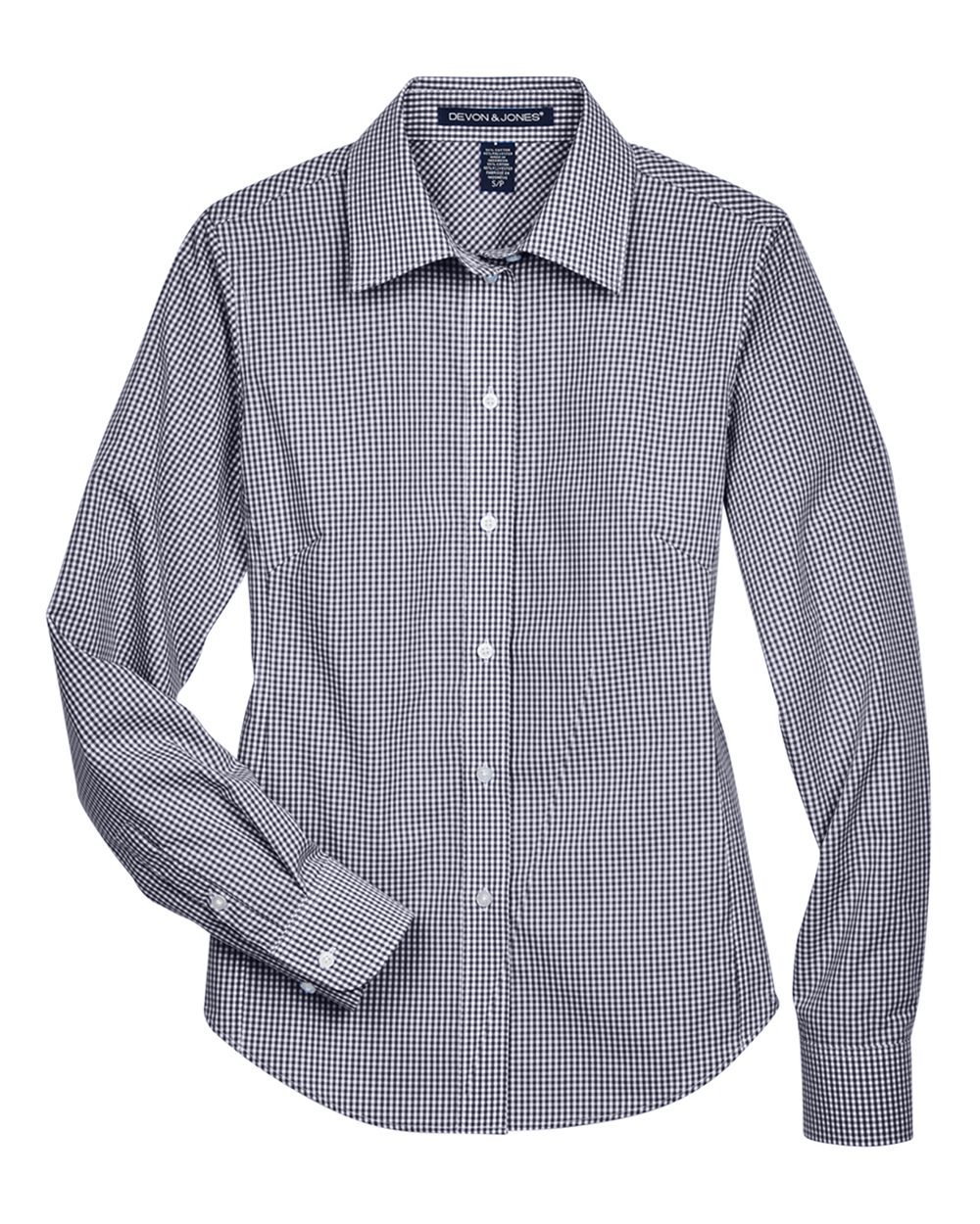 Women's Crown Collection® Gingham Check Woven Dress Shirt | D640W