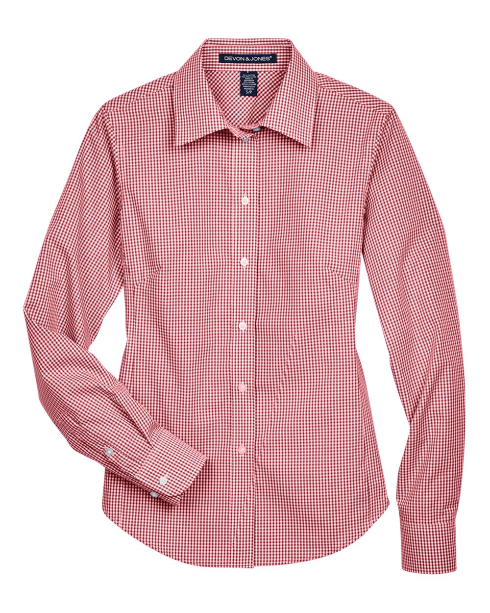 Women's Crown Collection® Gingham Check Woven Dress Shirt | D640W