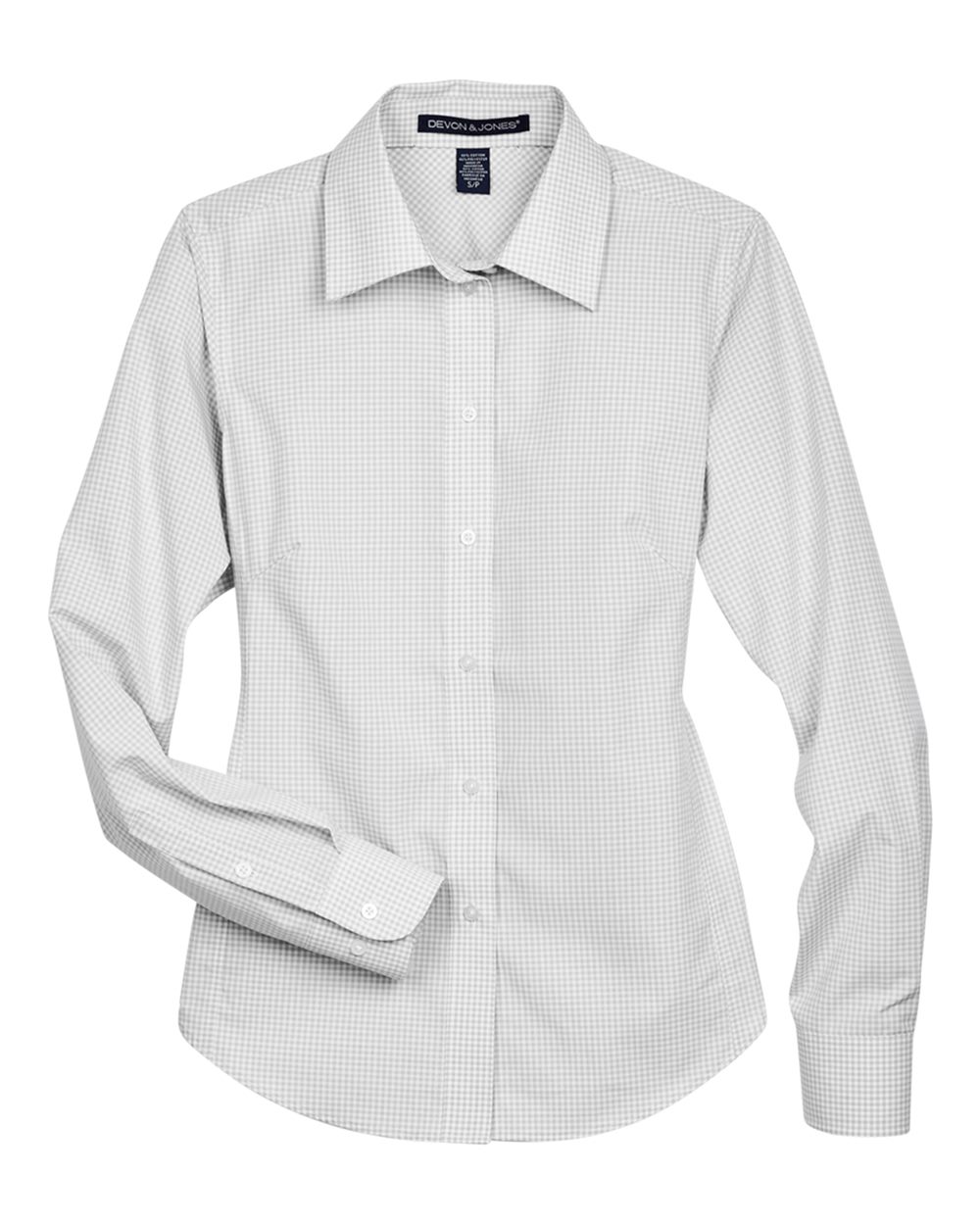 Women's Crown Collection® Gingham Check Woven Dress Shirt | D640W