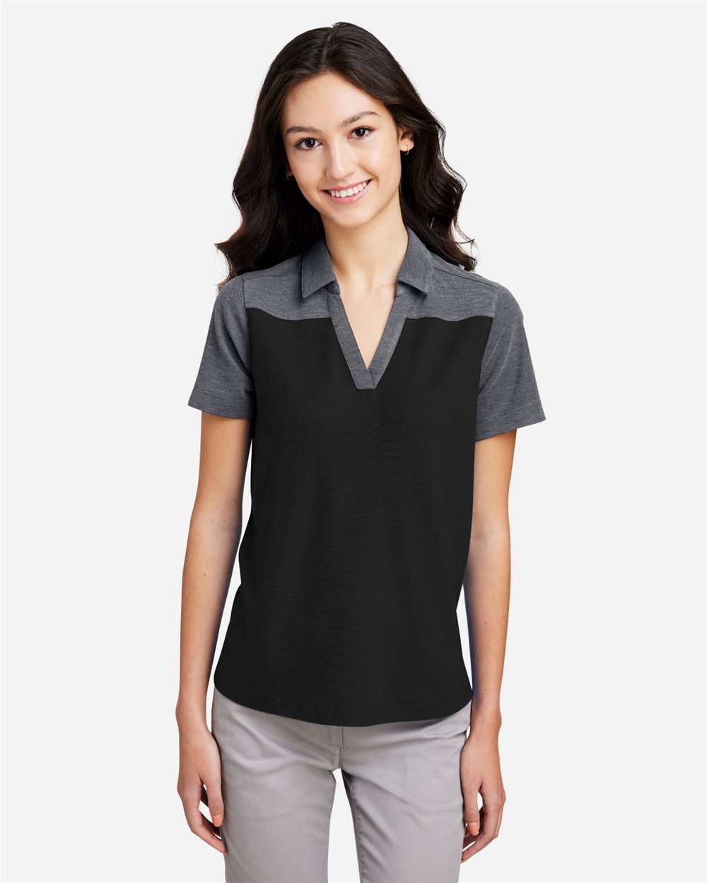 Women's Fusion ChromaSoft™ Colorblock Polo | CE112CW