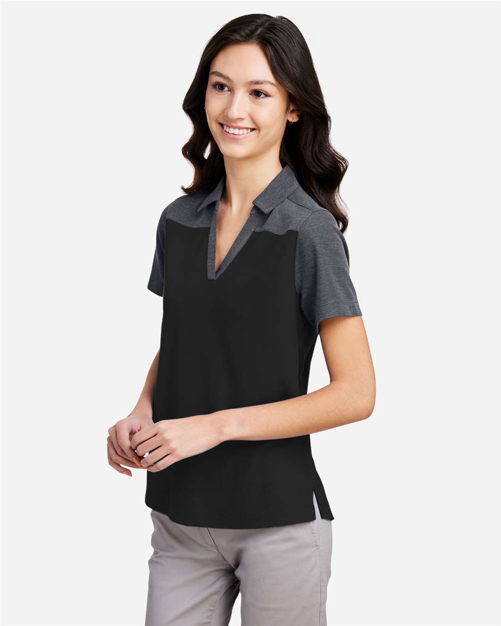 Women's Fusion ChromaSoft™ Colorblock Polo | CE112CW