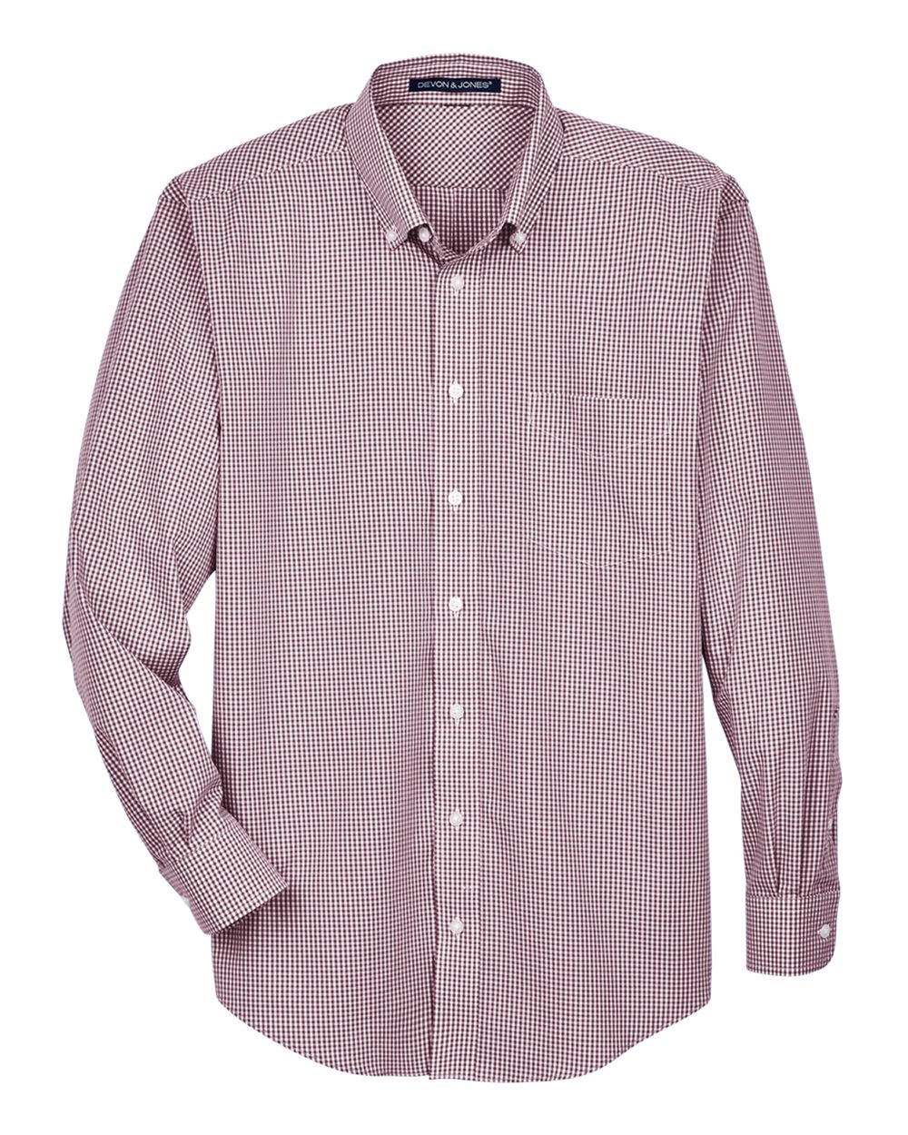 Men's Crown Collection® Gingham Check Woven Dress Shirt | D640