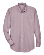 Men's Crown Collection® Gingham Check Woven Dress Shirt | D640