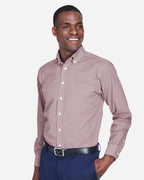 Men's Crown Collection® Gingham Check Woven Dress Shirt | D640