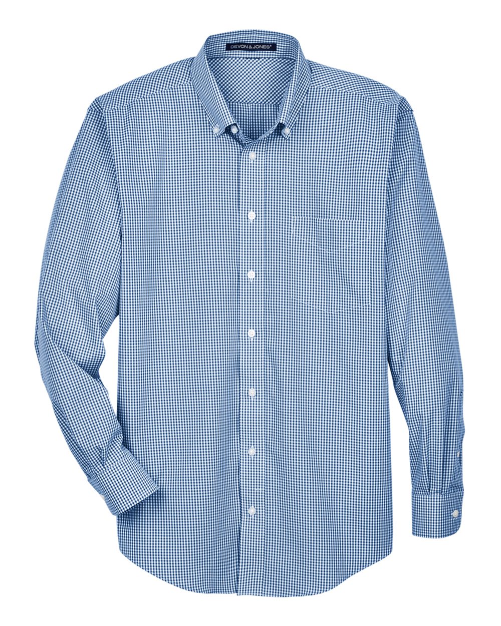 Men's Crown Collection® Gingham Check Woven Dress Shirt | D640