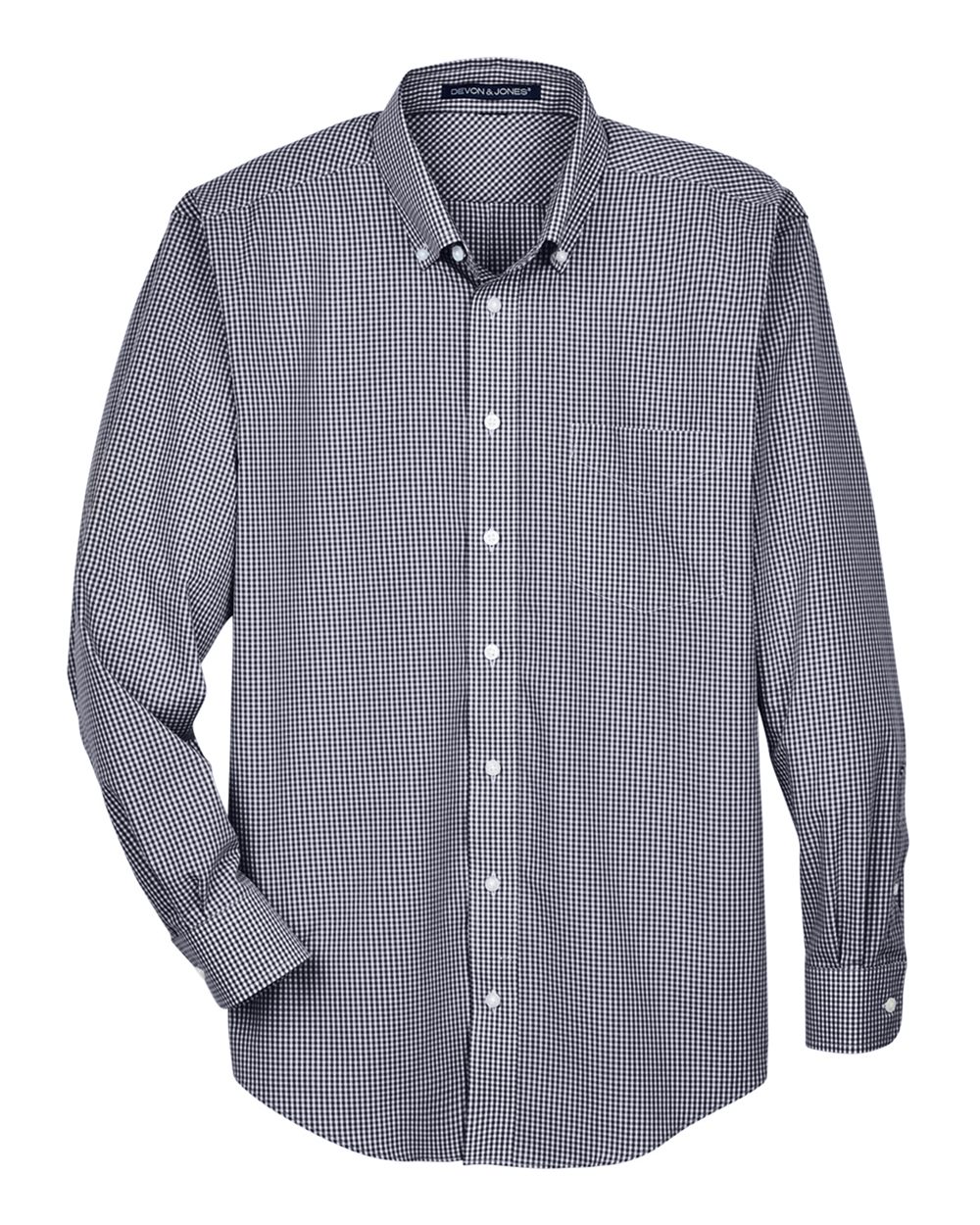Men's Crown Collection® Gingham Check Woven Dress Shirt | D640