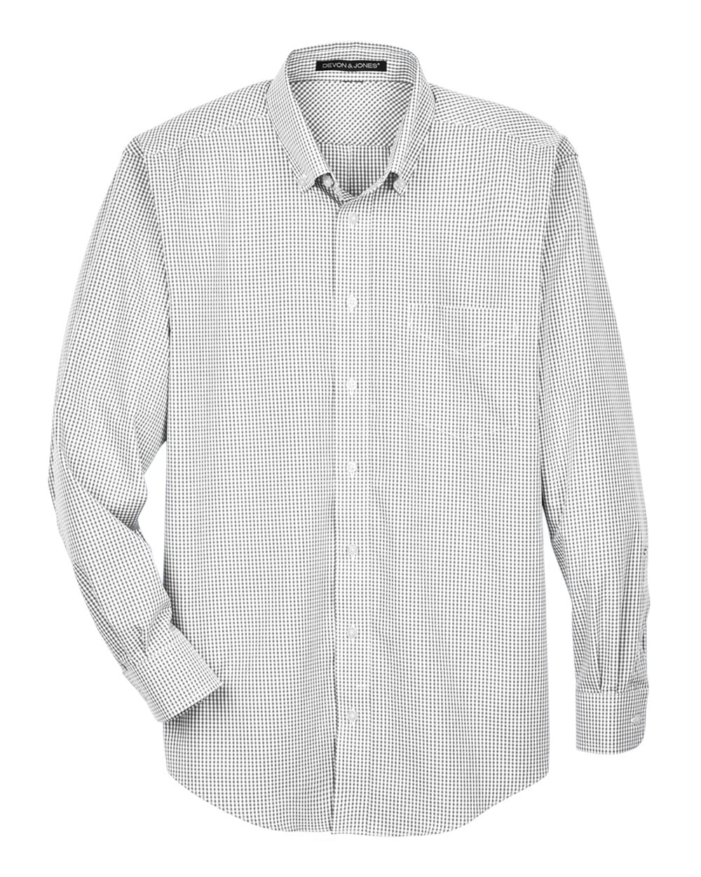 Men's Crown Collection® Gingham Check Woven Dress Shirt | D640