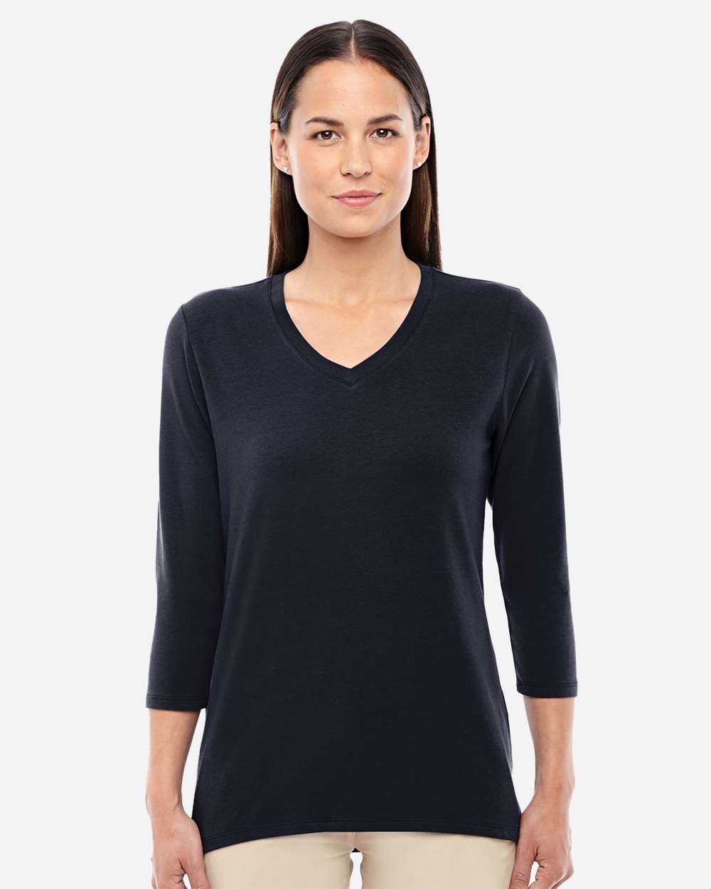 Women's Perfect Fit™ Bracelet-Length V-Neck Top | DP184W