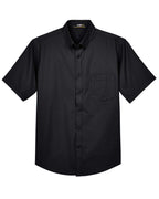 Men's Optimum Short Sleeve Twill Dress Shirt | 88194