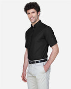 Men's Optimum Short Sleeve Twill Dress Shirt | 88194