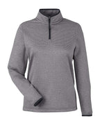 Women's Venture Heathered Stripe Quarter-Zip Pullover | CE73W